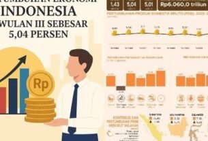 Laju Pertumbuhan Ekonomi Indonesia 5,04% Dinilai Jadi Modal Baik